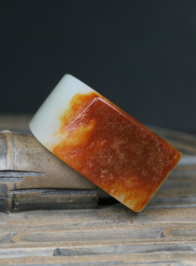 玉德堂马鞍扳指戒指新疆和田玉