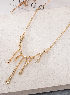 水滴形状时尚欧美项链