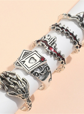 设计感食指戒指皮小众设计