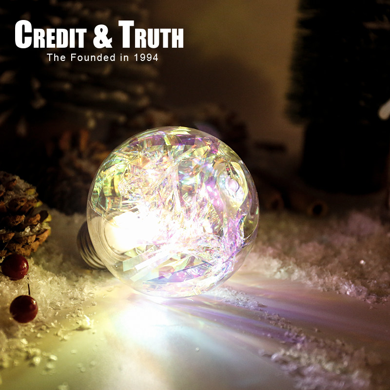 圣诞装饰球圣诞节礼物夜灯装饰品手灯球灯景观场景布置圣诞小礼物