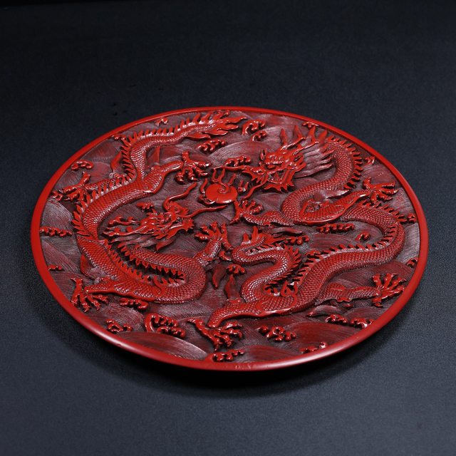 Antiques and miscellaneous antique lacquerware handmade old lacquerware plates home decoration retro ornaments collection