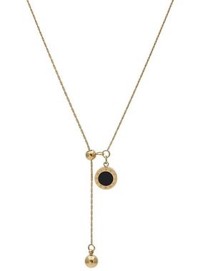 花阁原创黑白掉色女款双面锁骨