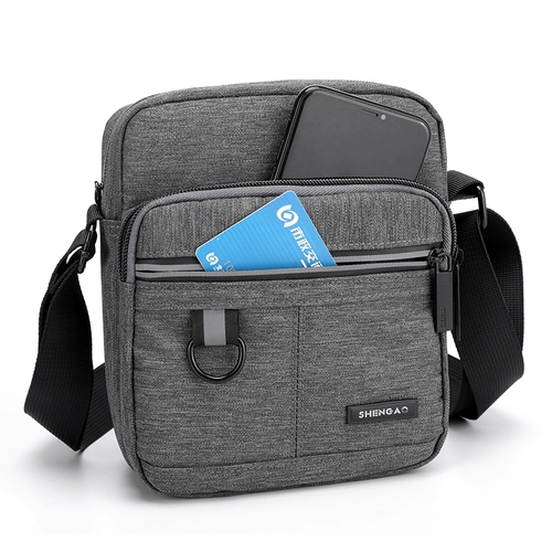 Мужская небольшая сумка, тканевая маленькая сумка через плечо, сумка на одно плечо, универсальный кошелек, ткань оксфорд