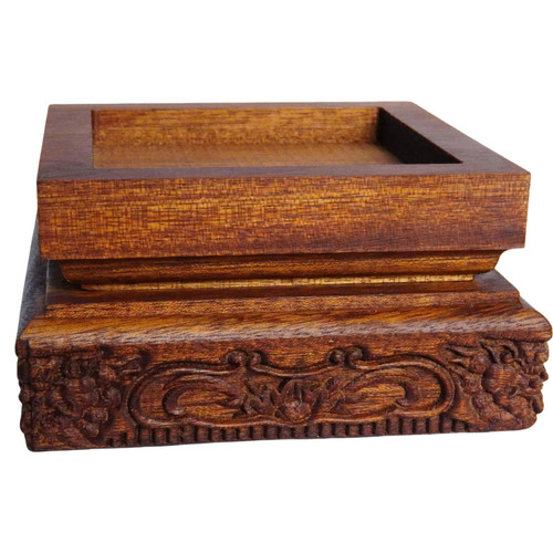 龙虎山天师府传度法器印章8公分道士用品8厘米印章底座大号桃木 - 图2