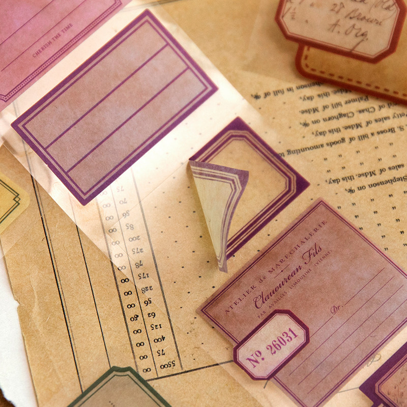 标记日常和纸胶带手账复古怀旧模切边框素材自粘拼装饰贴画材料,淘宝优惠券,粉丝福利购,淘宝优惠卷