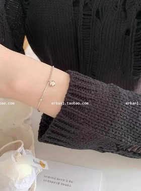 纯银手链女款2025新款轻奢小众冷淡风潮气质网红高颜值学生党手饰