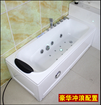 New Products Pin Safety Amber Bathroom Acrylic Double Skirt Massage Bathtub Independent thermostatic heating Aacrylic massage