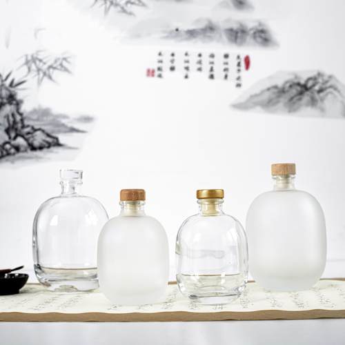 果酒瓶子定制好看的玻璃瓶空瓶泡酒瓶自酿密封酒容器定做创意酒瓶 - 图0