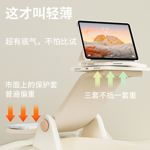 2026适用ipad11保护套air7/8壳10苹果平板2021防弯ipad9第十代全包2018软壳air2防摔mini款air6三折5简约轻薄 - 图1