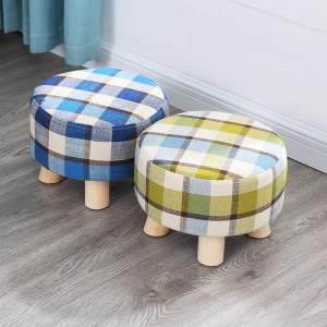 创意布艺矮凳换鞋凳