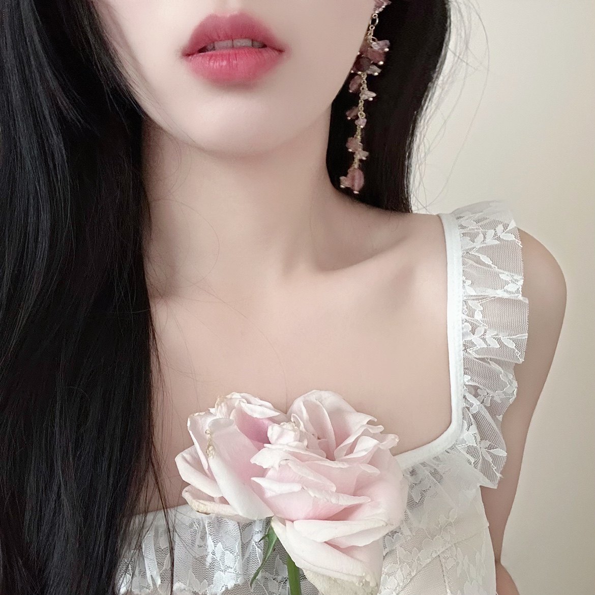 「暮色尤加利」超仙流苏款粉色耳饰蚊香盘耳夹无耳洞女显脸小耳环,淘宝优惠券,粉丝福利购,淘宝优惠卷