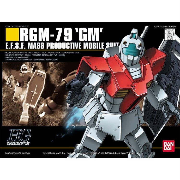 Bandai/万代拼装模型144RGM79GM吉姆量产型敢达 - 图3