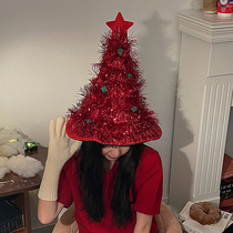 Han-style Christmas ins Christmas tree hats New Years Eve party dress up for the annual stage ambiance Decorative Photo Props