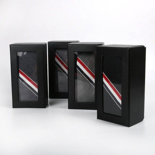 5CM red, white and blue men's European and American narrow tie