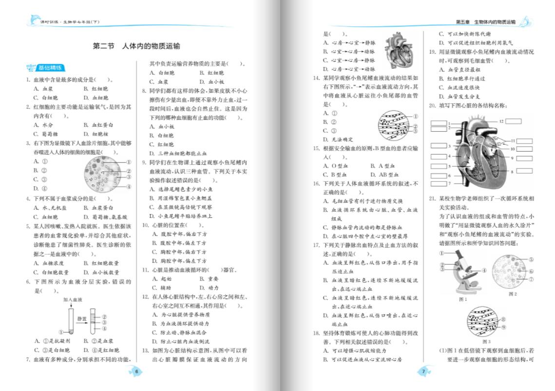 【七年级北京专版】一课三练课时训练七年级上册下册语文数学英语北京版政史地生人教初一1课3练课时训练同步练习单元期中末测试卷