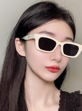 复古小框方形偏光太阳镜 jennie珍妮同款眼镜网红潮个性1996墨镜