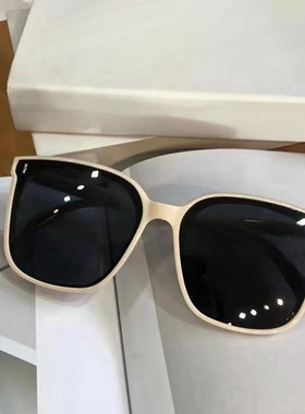 2025新款米钉墨镜男韩版潮流偏光太阳镜女士蹦迪眼镜黑色拍照打卡