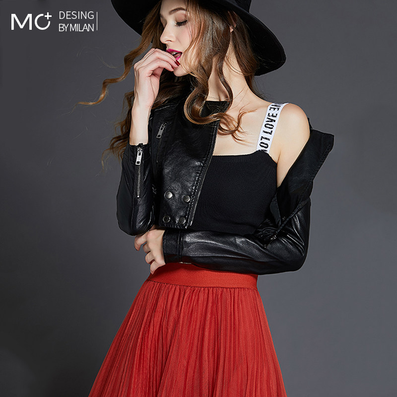 美拉德穿搭皮衣外套女2025秋季新款修身短款帅气pu皮夹克机车服潮,淘宝优惠券,粉丝福利购,淘宝优惠卷