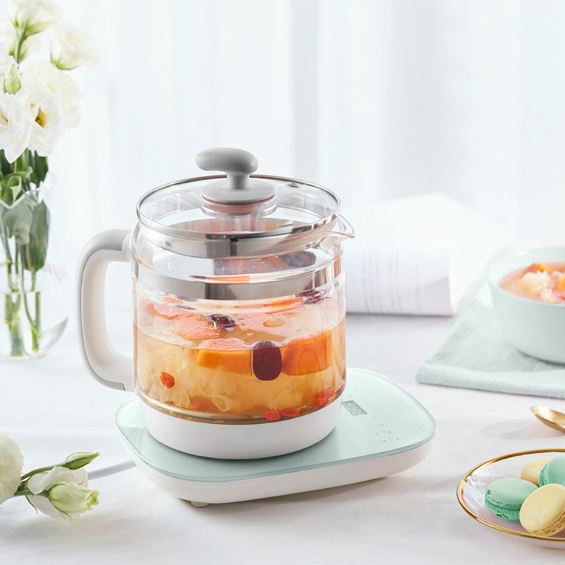 小熊玻璃一体多功能电热茶壶养生壶 小熊电器养生壶/煎药壶