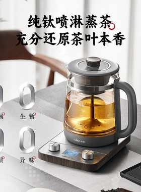 小熊纯钛喷淋煮茶器0涂层更健康