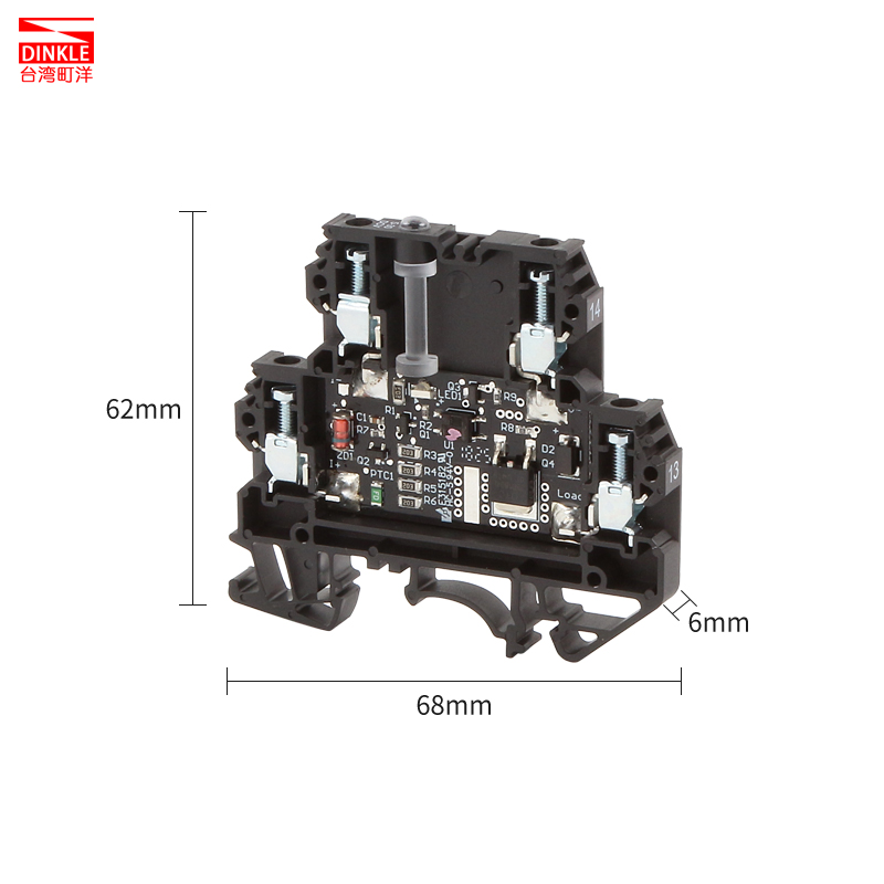 町洋光耦继电器RE-0014中间继电器DC24V薄片型固态继电器导轨安装