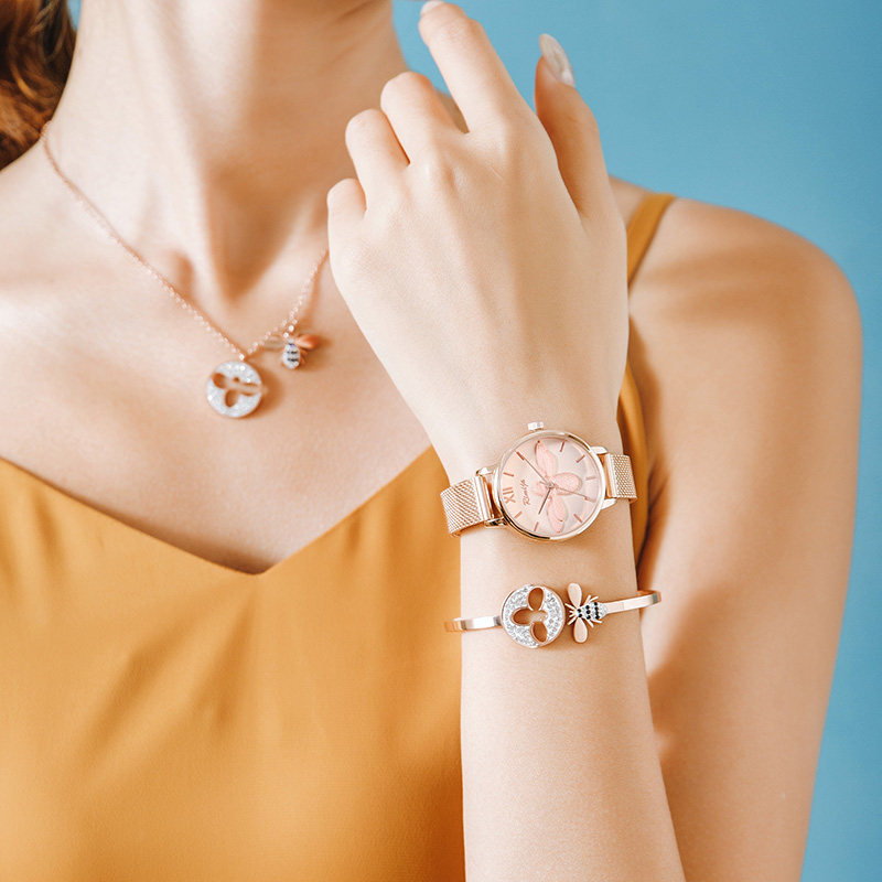 瑞美嘉ins风女士小蜜蜂正品手表 瑞美嘉国产腕表