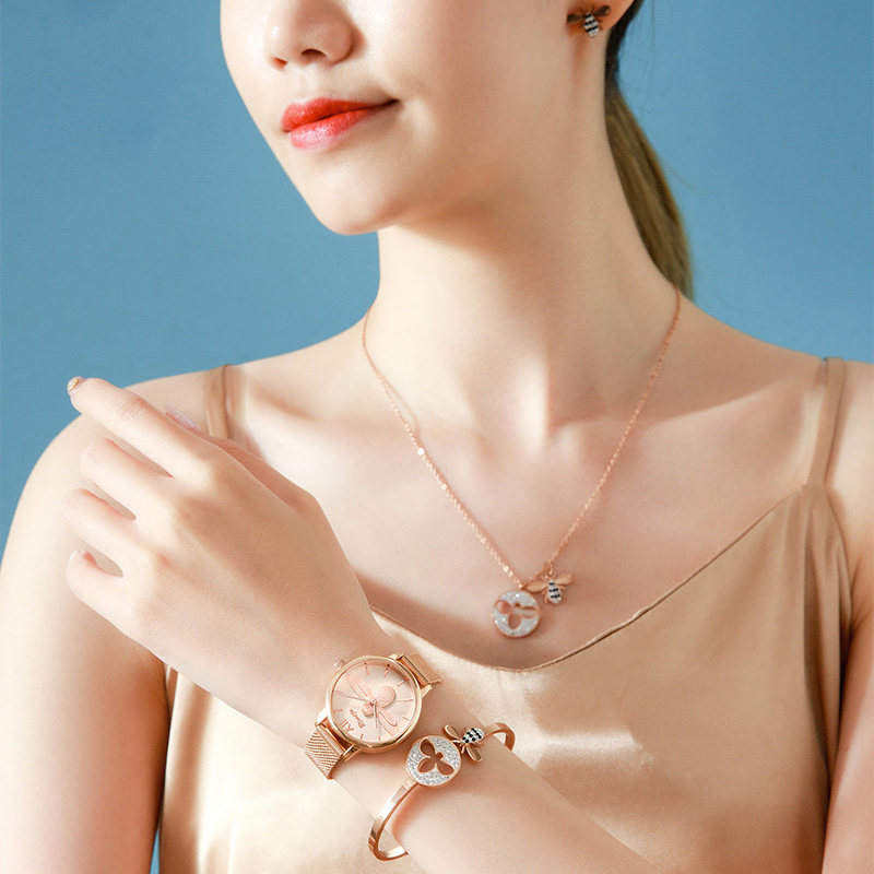 瑞美嘉ins风女士小蜜蜂正品手表 瑞美嘉国产腕表