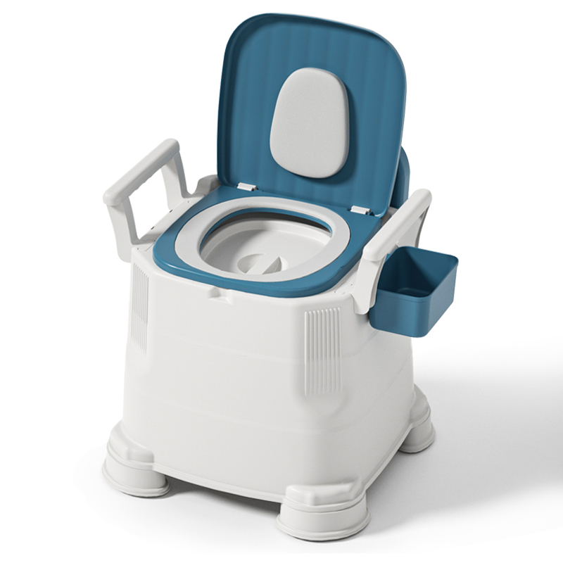 家用老人坐便器可移动室内马桶便携式孕妇成人老年人专用卧室便桶 - 图3