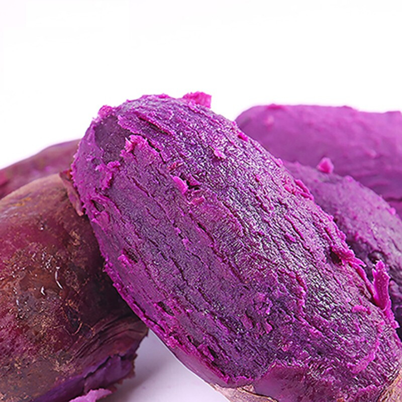 紫薯新鲜现挖迷你小紫薯地瓜紫芋头番薯山芋蜜薯1斤 - 图0