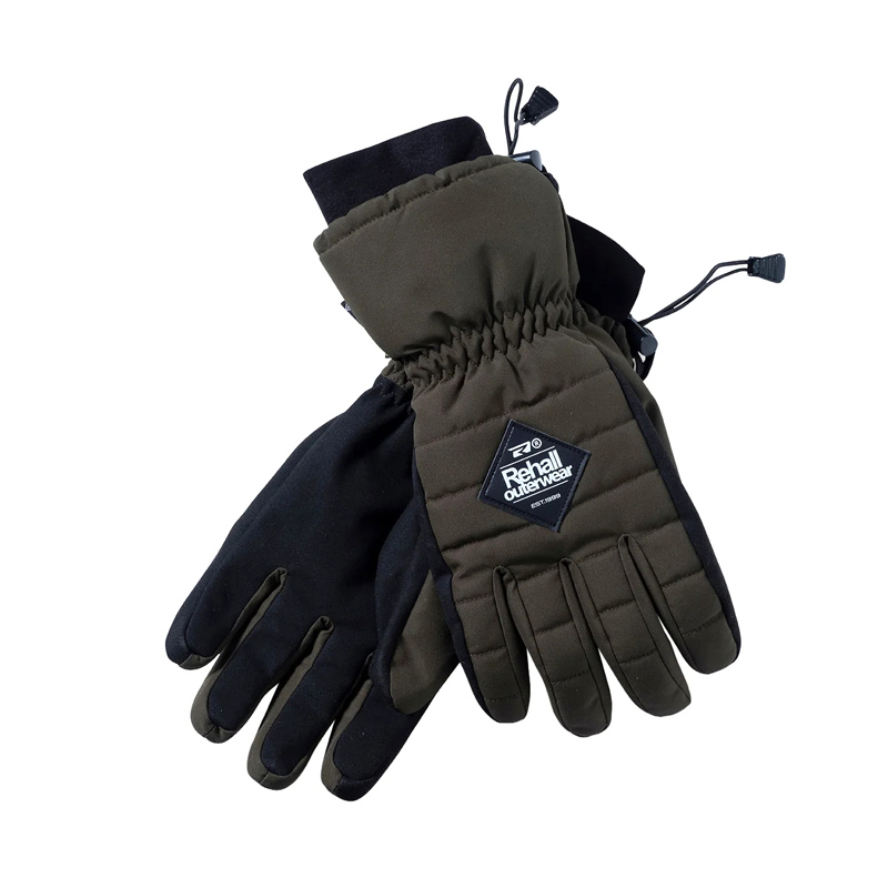 外贸原单2025新款RL冬季户外专业滑雪手套男抗寒防水保暖骑行20K - 图1