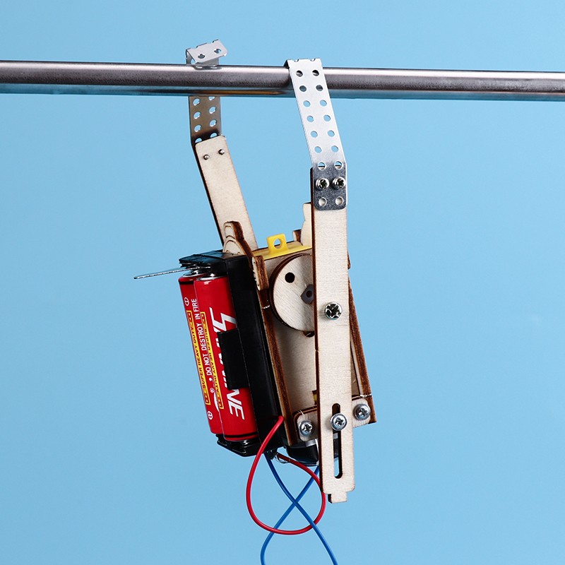 爬绳机器人科技手工diy小制作电动发明材料包小学生益智儿童教具-图2