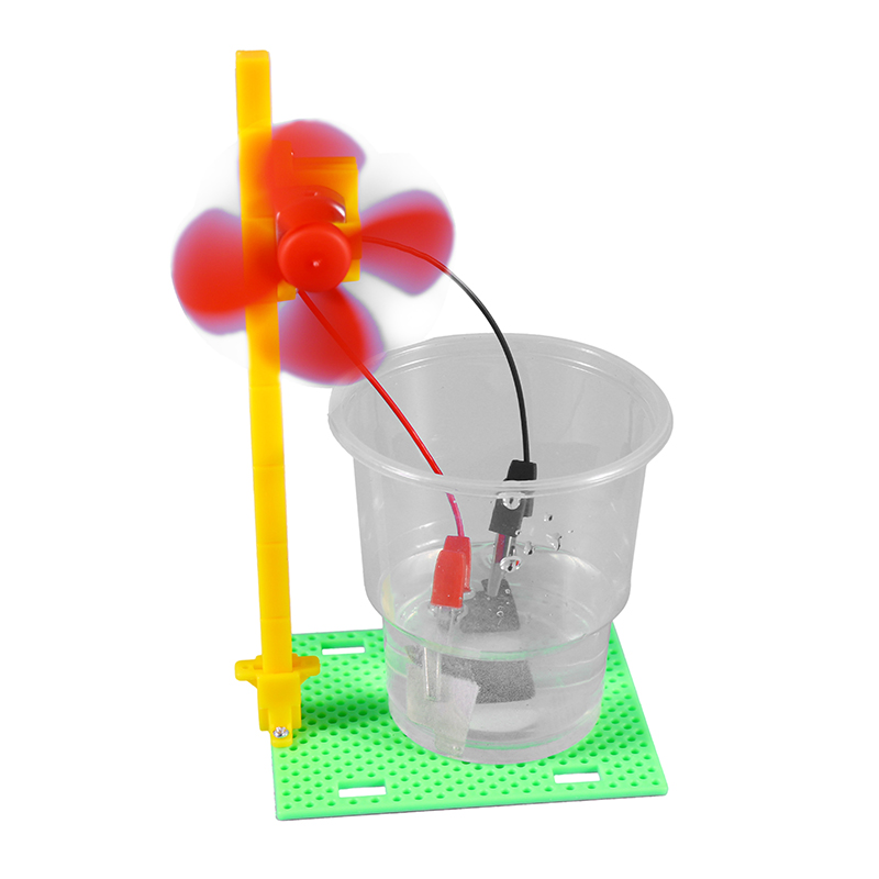 学生科学实验电动盐水风扇双模式发电科技小制作diy新能源材料包-图3