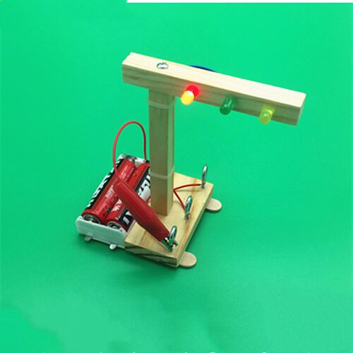 小学生科学实验教具套装 DIY红绿灯科技小制作stem儿童手工材料包 - 图2