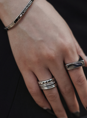 官方授权ck戒指情侣款时尚个性