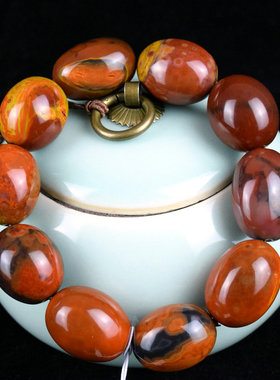 战国红玛瑙随型多宝手串手链