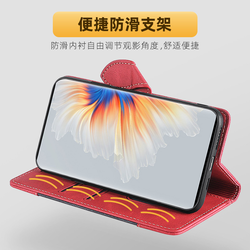 适用小米pocox3手机壳poco x3pro真皮m3保护套x3nfc全包翻盖皮套m4pro防摔双面外壳F3gt个性创意磁吸商务男女 - 图2