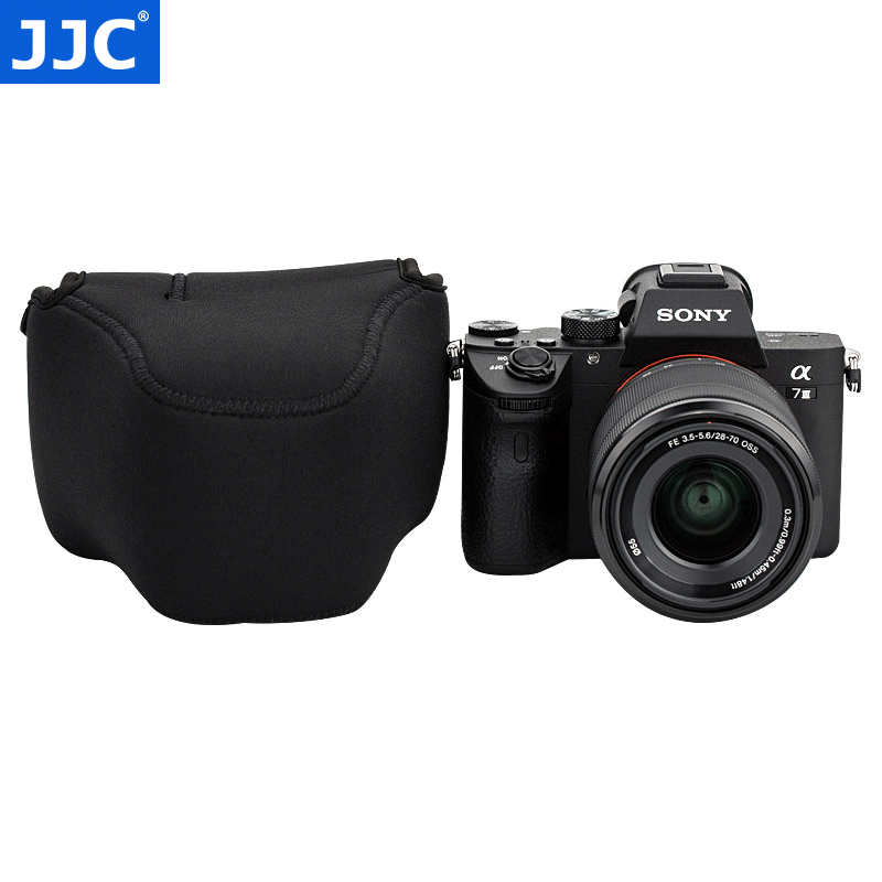 JJC适用于索尼A7M4 A7II A7S2/M2 A7III A7M3 A7RM3 A7RM4 A1相机内胆包保护套收纳-图0