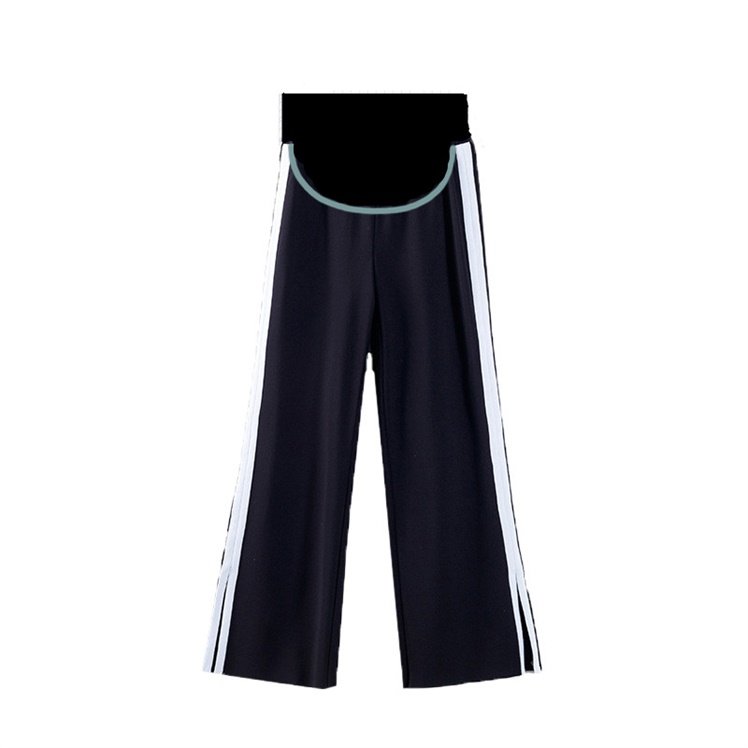 秋季外穿宽松阔腿裤直筒孕妇裤子 熠饰母婴孕妇打底裤