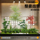 Large Internet celebrity simulated green plant combination indoor landscaping artificial flower tree landscape set decoration courtyard partition under the stairs