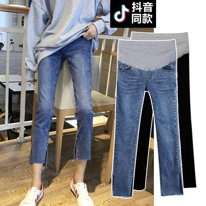 外穿春秋款时尚潮妈直筒孕妇裤子 熠饰母婴孕妇打底裤