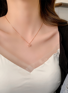 时尚气质简约星星项链