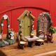 Elf home resin door table and chair succulent micro landscape decoration