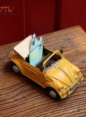 老爷车美式乡村风摆件家居装饰