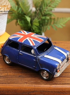 老掉牙老爷车系列 做旧风格 可爱的MINI/老爷车摆设 桌面饰品摆件