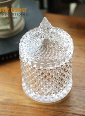 带盖玻璃厨房欧式风糖缸储物罐