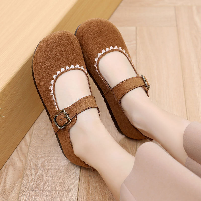 2026新款春季玛丽珍鞋女复古圆头勃肯鞋女鞋时尚舒适平底浅口单鞋,淘宝优惠券,粉丝福利购,淘宝优惠卷