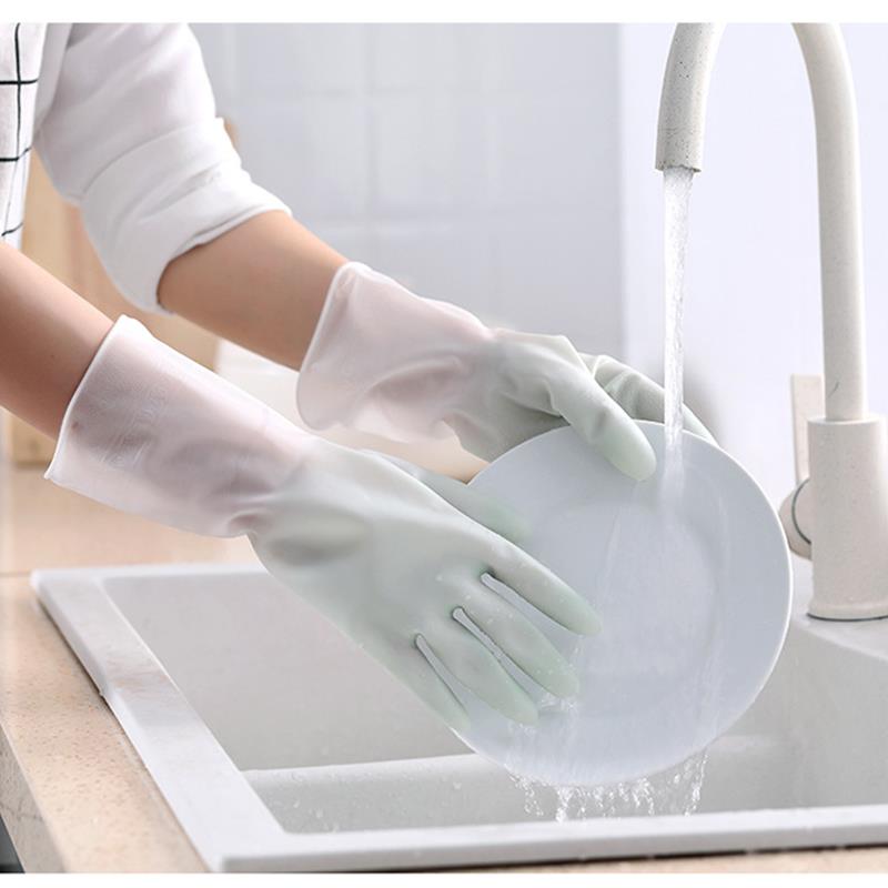 Kitchen Cleaning Gloves New Dish Washing For Toliet Bathroom - 图1