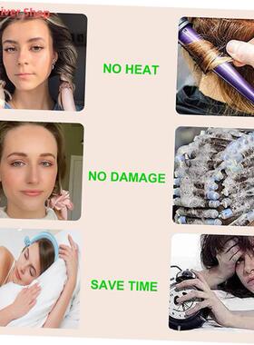 Heatless Hair Curlers Curling Iron Headband Lazy Curler Silk