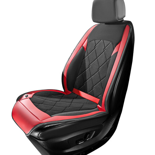 石墨烯汽车加热坐垫冬季12V座椅垫车载通用保暖电热毛绒单片垫子 - 图3