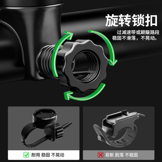 Germany imported OSRAM lamp beads super bright night riding headlight